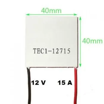 Peltierův modul 12v 180W 40x40mm TEC1-12715