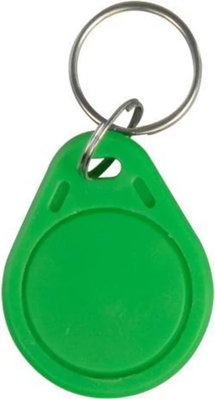 Zelená | RFID Tag klíčenka kapka | 13,56Mhz | 1K S50 | Mifare Classic
