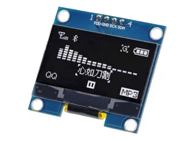 Mini OLED displej bílý 1.3 inch 128x64 I2C