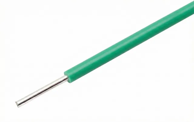 Zelený vodič s pevným jádrem 22AWG pro breadboardy na metr