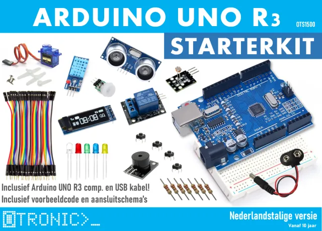 Arduino Starterkit UNO R3 v nizozemštině s bezplatným ChatGPT