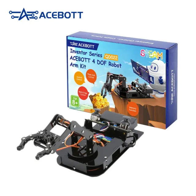 ACEBOTT ESP32 robotické rameno ovladatelné a programovatelné | Sestav si sám | STEM