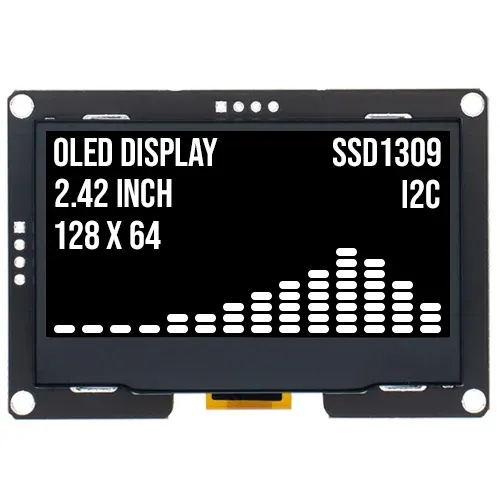 2.4 inch OLED displej 128x64 Bílá I2C SSD1309 3.3V