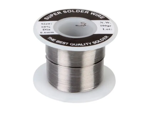 Pájecí cín 0,6mm 100g Sn60% / Pb 40%