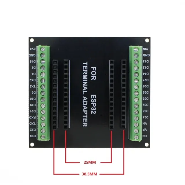 Breakout board pro ESP32 Devkit V1 se šroubovacími svorkami
