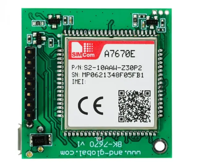 A7670 SIM 4G LTE Cat 1 a GPS modul