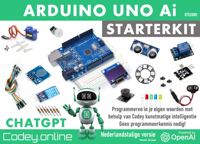 Arduino Starterkit s Codey ChatGPT AI v češtině