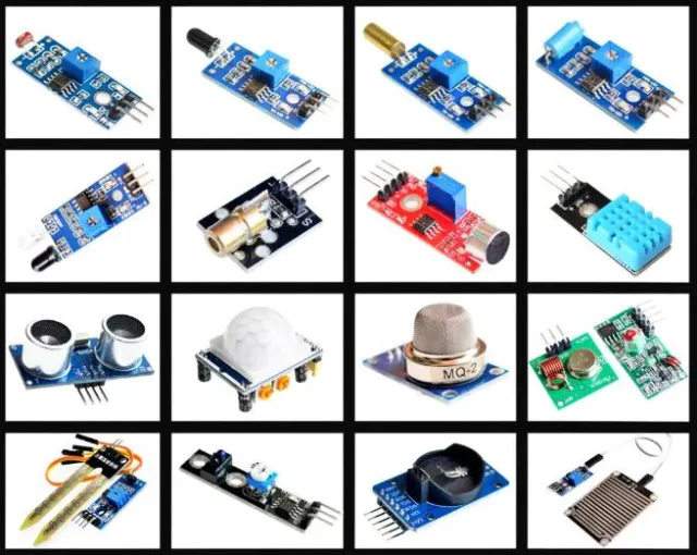 16 senzorů v 1 sadě pro Arduino