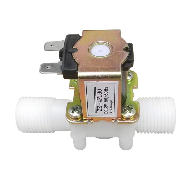 Solenoidový vodní nebo vzduchový ventil 12V plastový NC