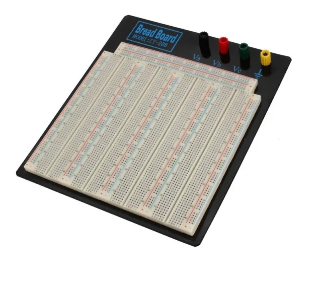 Breadboard, 3220 otvorů - ZY-208, se 4 svorkami