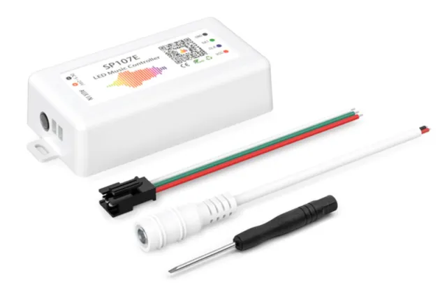 RGB WS2812 LED Strip disco světelný ovladač SP107E