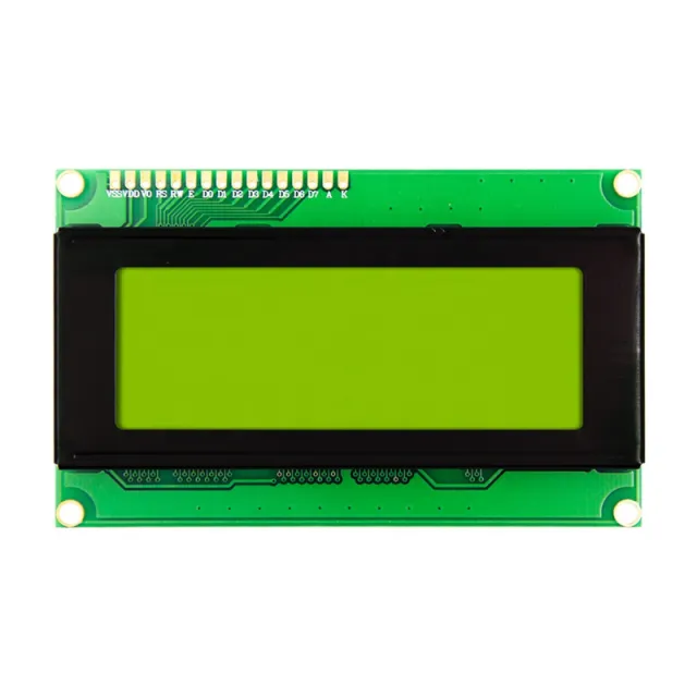 2004 LCD 5V zeleno/žluté podsvícení 20x4