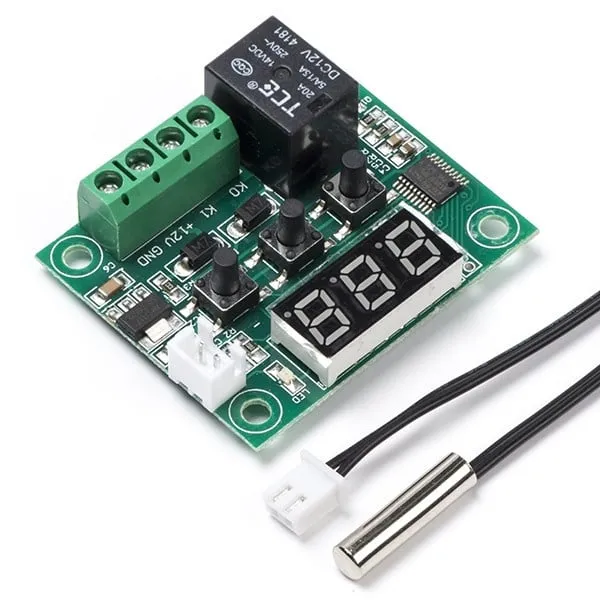 W1209 DC12V digitální termostat relé