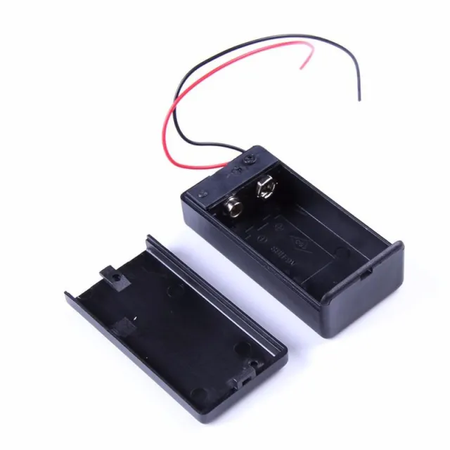 9V držák baterie s kolébkovým vypínačem AAN UIT 9 volt s víčkem