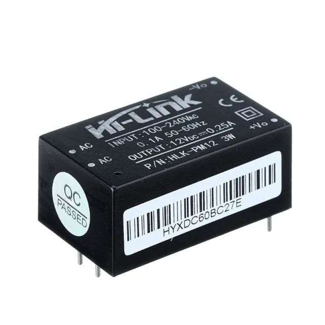 220VAC na 12VDC 0,25A konvertor modul HLK-PM12