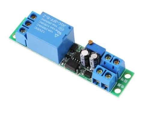 12V nastavitelný modul relé s časovým zpožděním