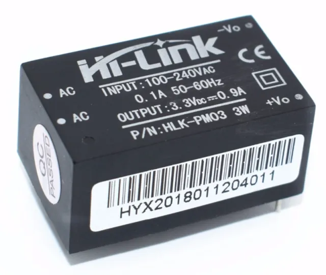 220VAC na 3,3VDC 1A konvertorový modul HLK-PM03