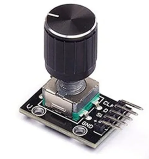 Rotační enkodér HW-040 s hliníkovou krytkou pro Arduino