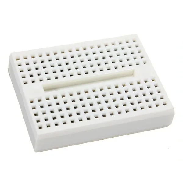 Mini Breadboard 170 otvorů pro prototypování Bílý bez propojení