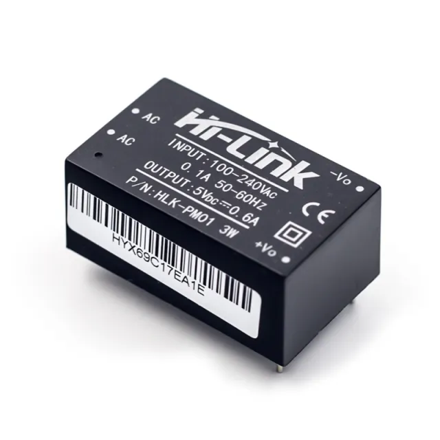 220VAC na 5VDC 0,6A konvertorový modul HLK-PM01