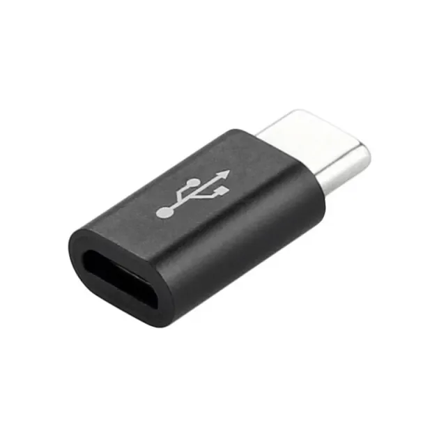 USB-C male na Micro-USB female adaptér bílý