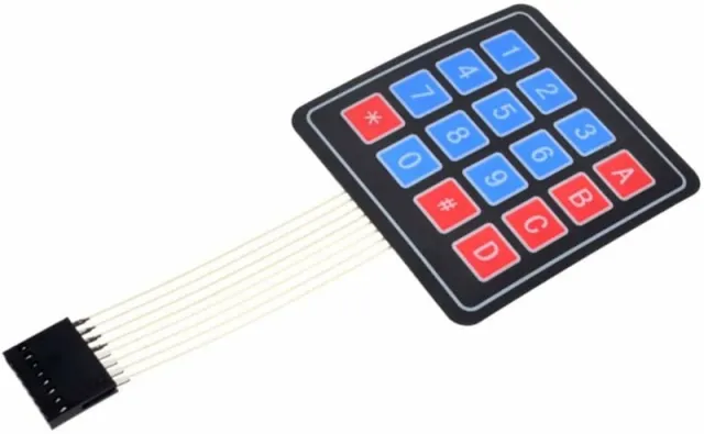 Membraánový 4x4 Matrix keypad switch