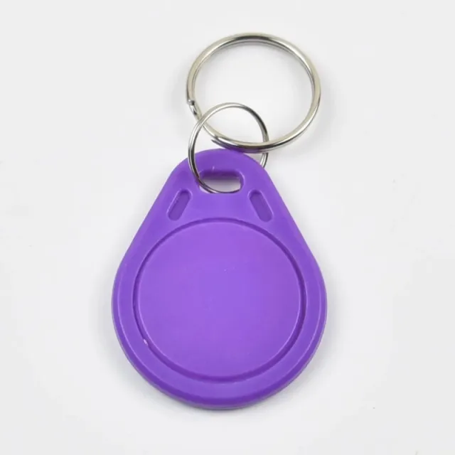 Fialová | RFID Tag klíčenka kapka | 13,56Mhz | 1K S50 | Mifare Classic