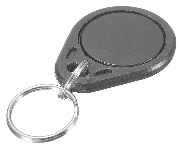 Černá | RFID tag klíčenka kapka | 13,56Mhz | 1K S50 | Mifare Classic