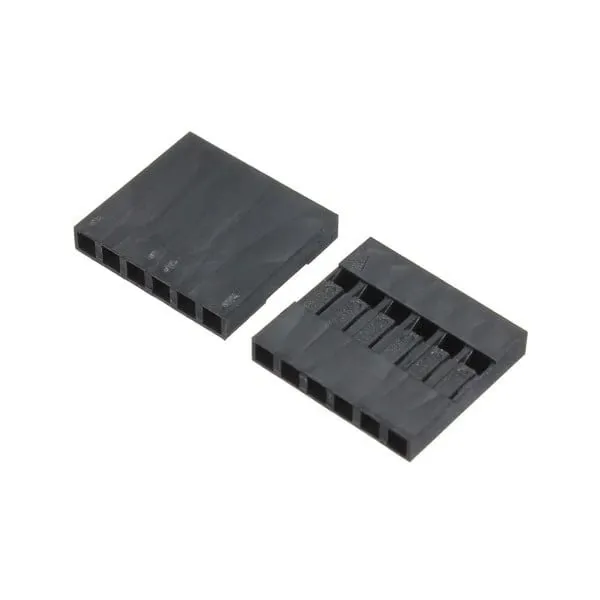 6P Dupont plastické pouzdro pinového konektoru 2.54mm