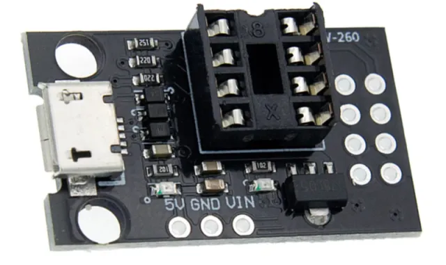 ATtiny programovací deska