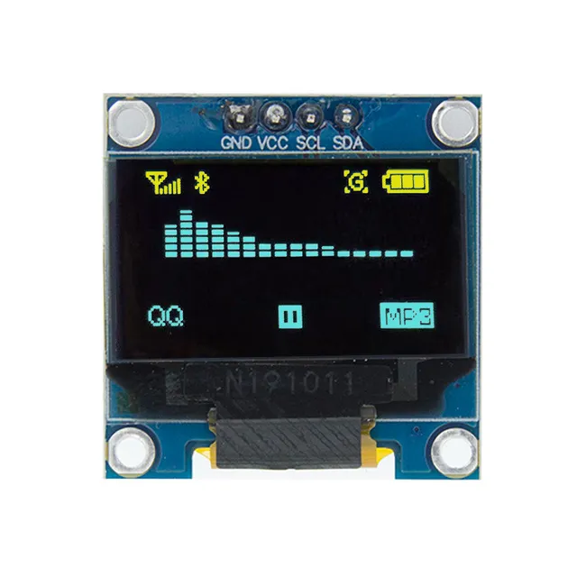 Mini OLED displej žlutá/modrá 0.96 inch 128x64 I2C