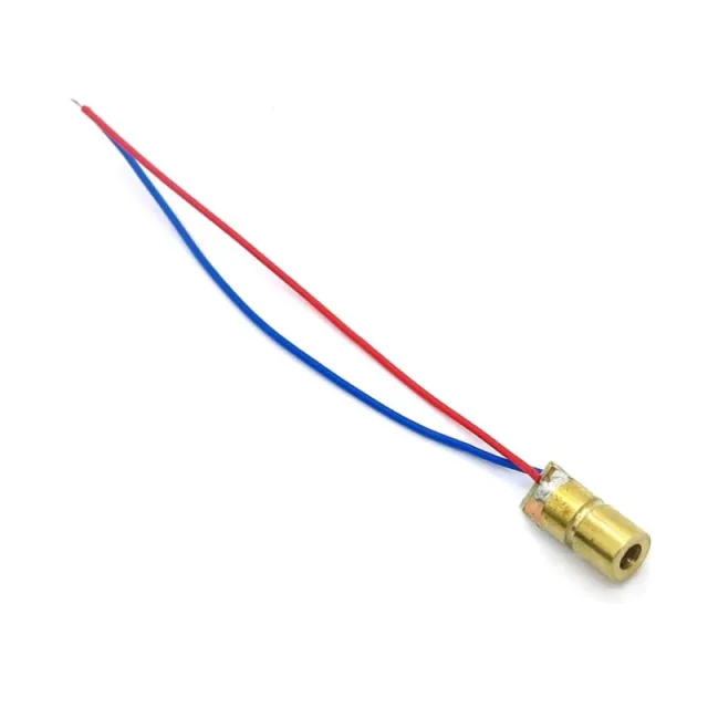 Laserová dioda 5v červený laser 650nm 5mW měděná hlava