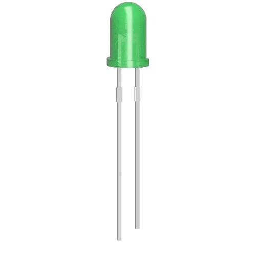 10x LED Diode 5mm Zelená 3V