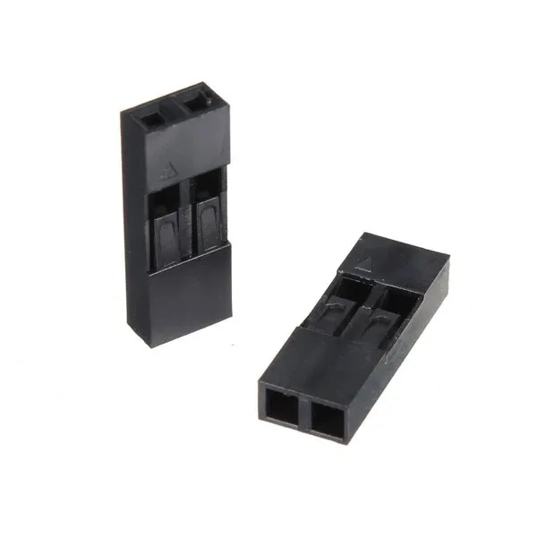 2P Dupont plastové pouzdro pin konektoru 2.54mm