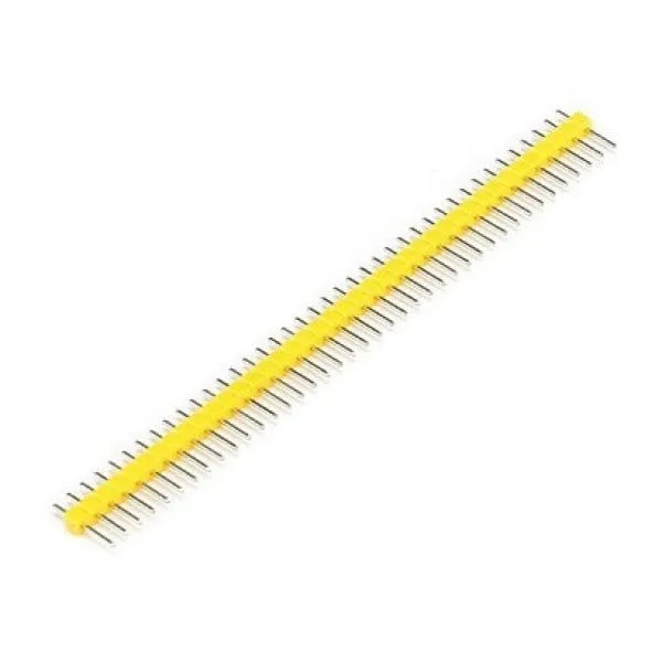 40 Pins header Male 2.54mm Žlutá