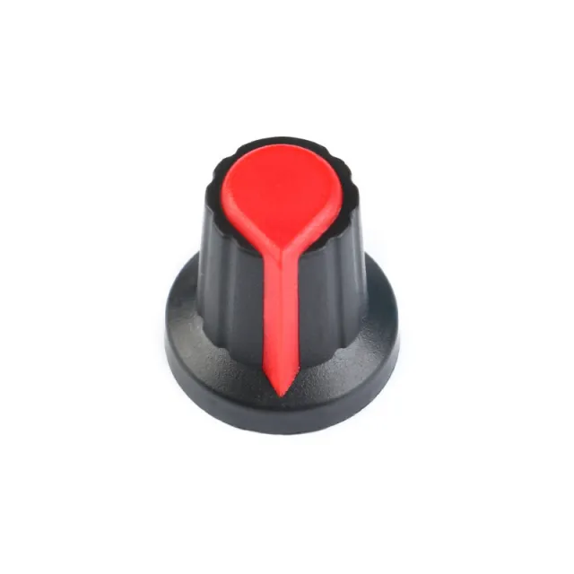 Knoflík pro potenciometr Červená 15mm 17mm