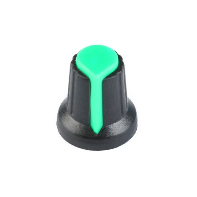 Knoflík pro potenciometr Zelená 15mm 17mm