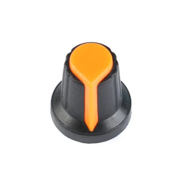 Knoflík pro potenciometr Oranžový 15mm 17mm