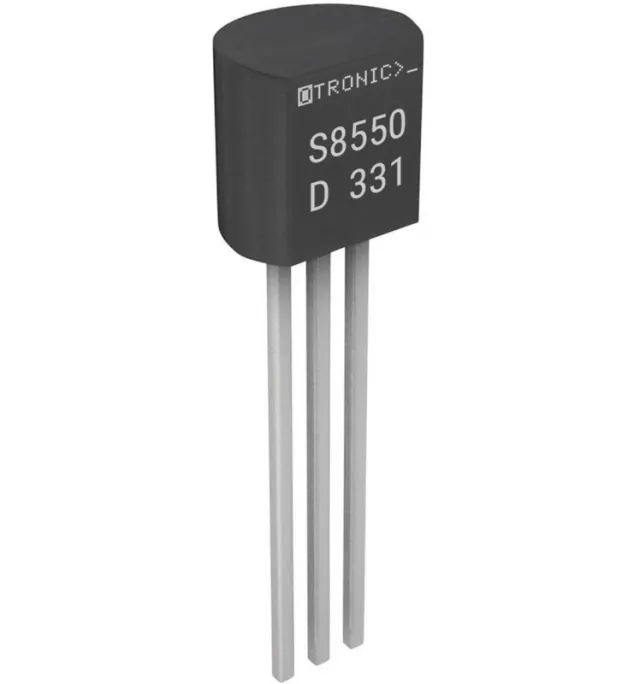 PNP tranzistor S8550 D331 25V 0.5A 100MHz 1W TO-92