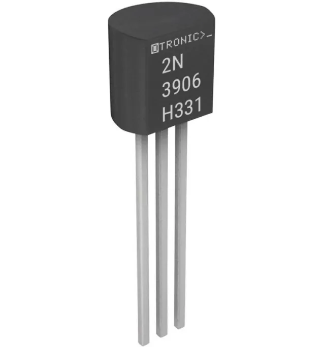 PNP tranzistor 2N3906 H331 40V 200mA 200MHz 625mW TO-92