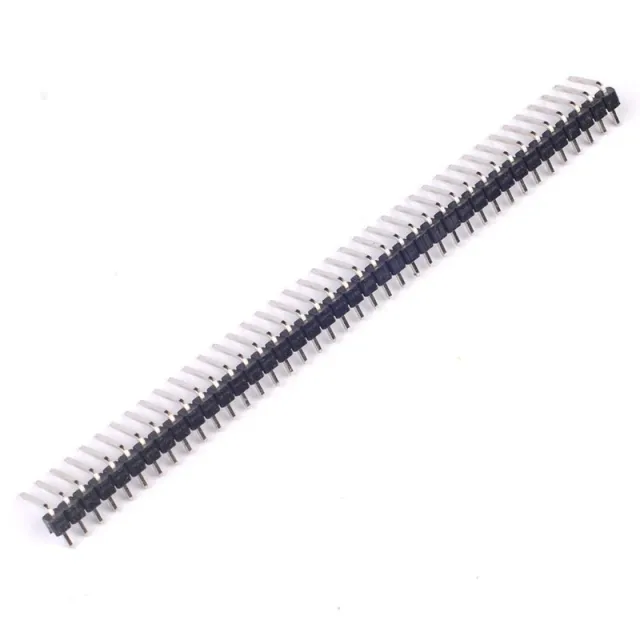 1X40pin 2,54 mm zahnutý jednořadý pin header 90 stupňů