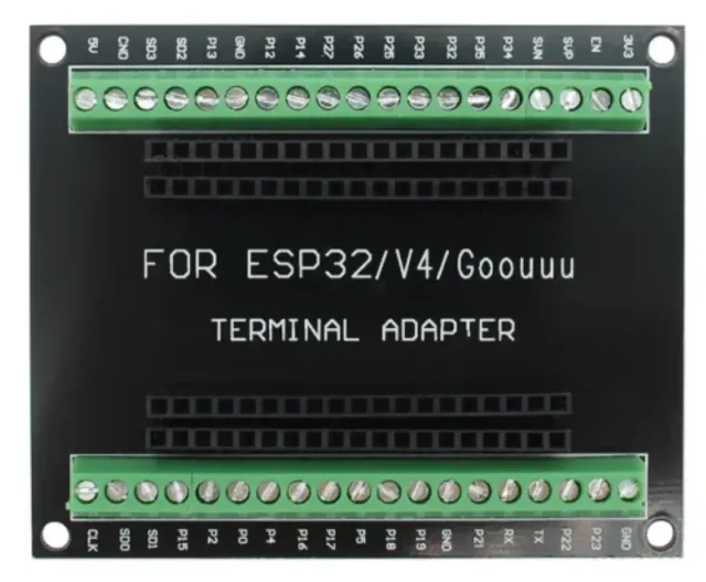 Breakout board pro ESP32 32U 38 pinů se šroubovacími svorkami