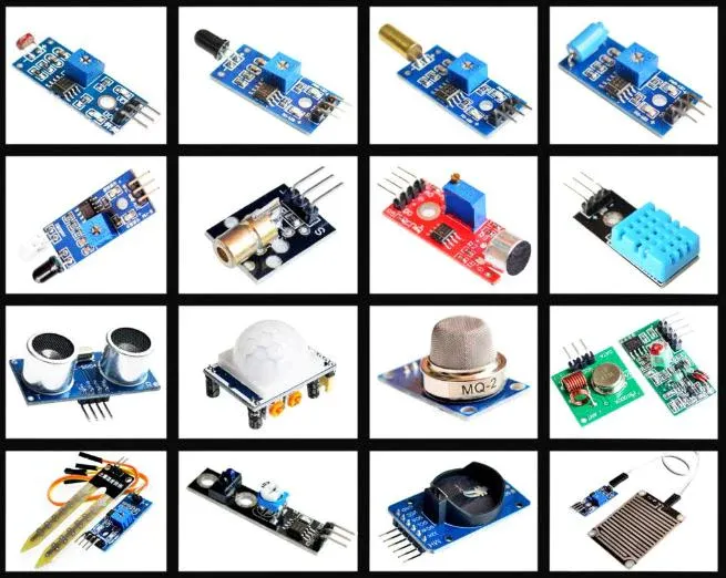 16 senzorů v 1 sadě pro Arduino