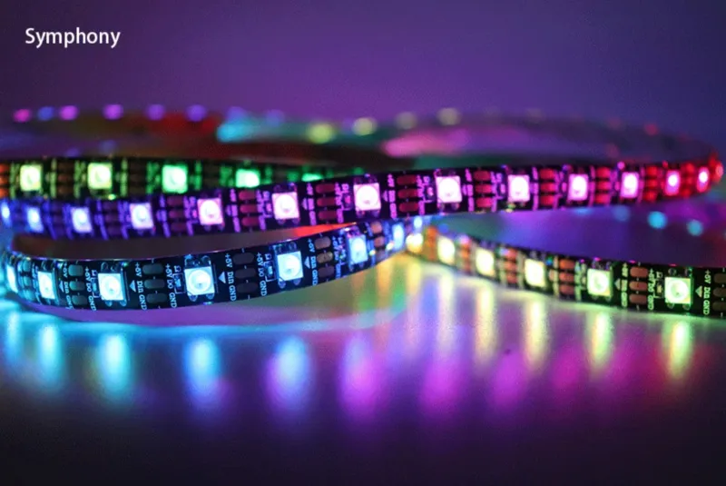 RGB LED pásek WS2812B | 5m | 5V | 300 LEDS | IP65