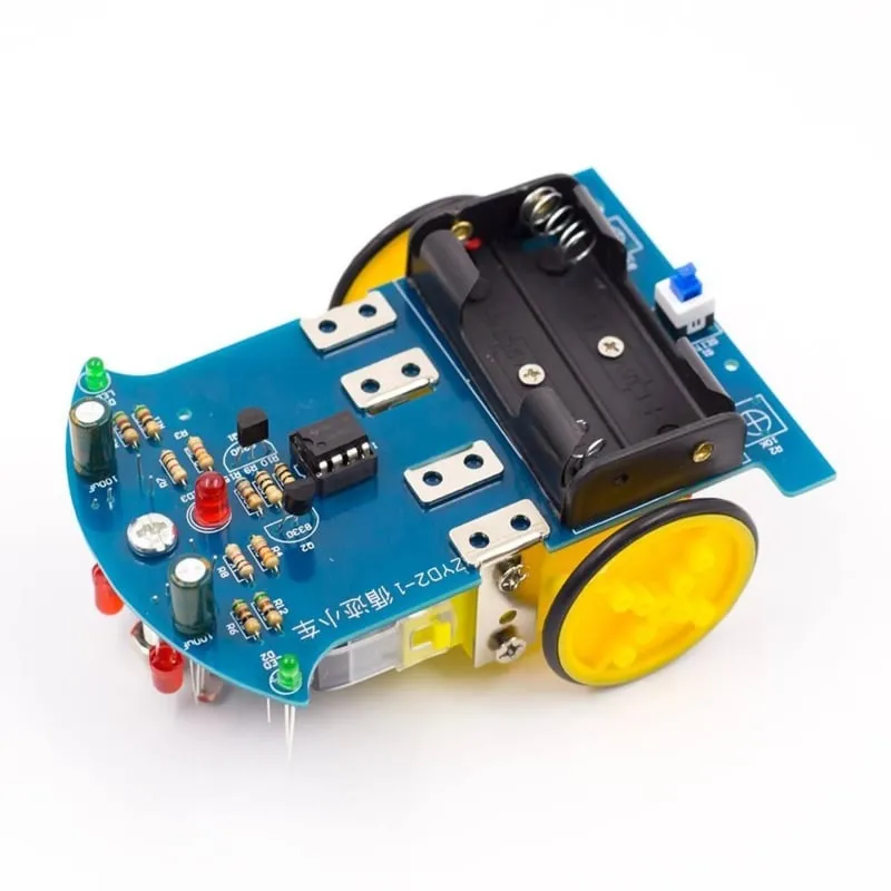 Sada robotu sledujícího čáru (k vlastnímu pájení, DIY)
