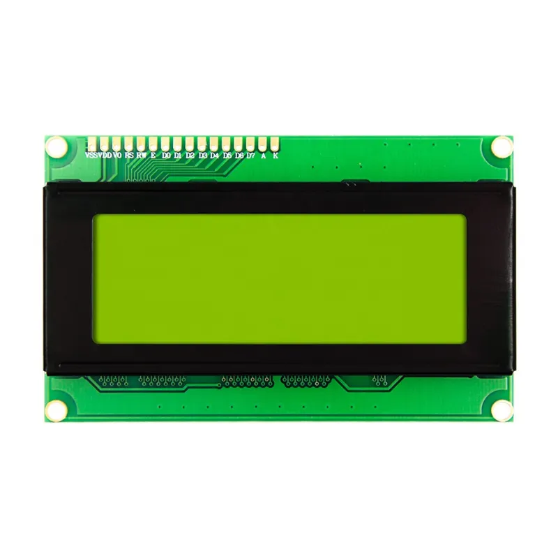 2004 LCD 5V zeleno/žluté podsvícení 20x4