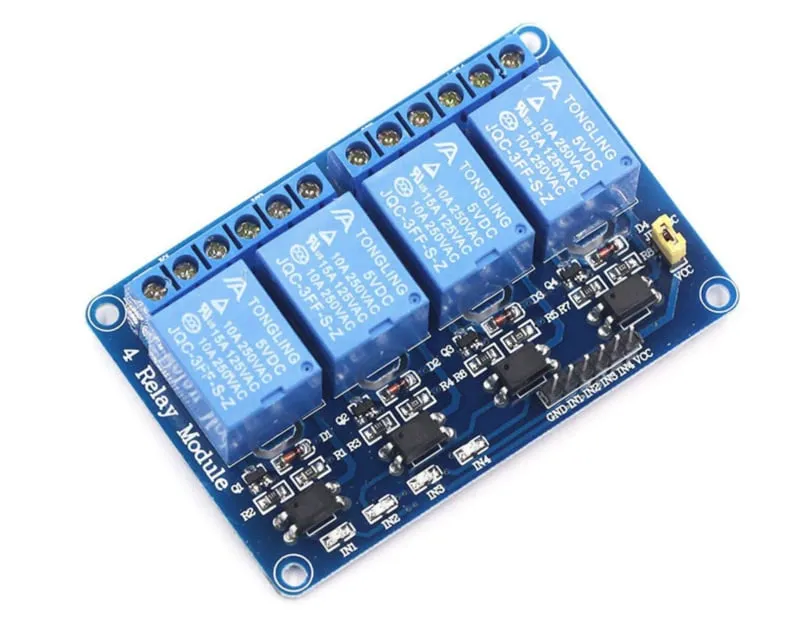 Reléový modul 5v Low | 4kanálový