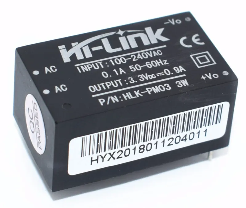 220VAC na 3,3VDC 1A konvertorový modul HLK-PM03