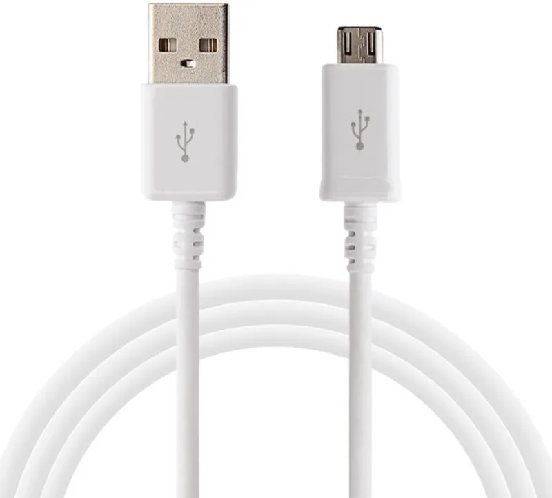 USB-A na Micro-USB kabel 1 metr bílý