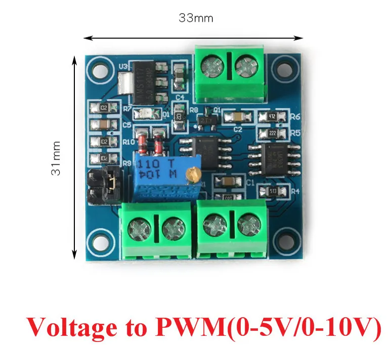 Modul převodníku napětí na PWM 0-10V